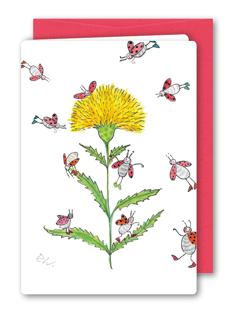 Flatterie Textkarte 4 105x148 A6 2S 4f